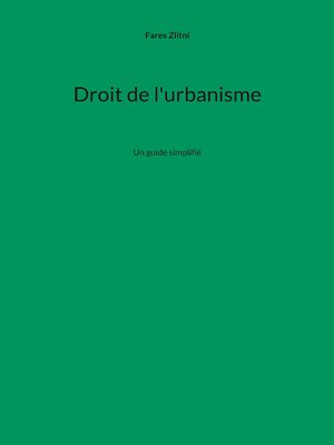 cover image of Droit de l'urbanisme